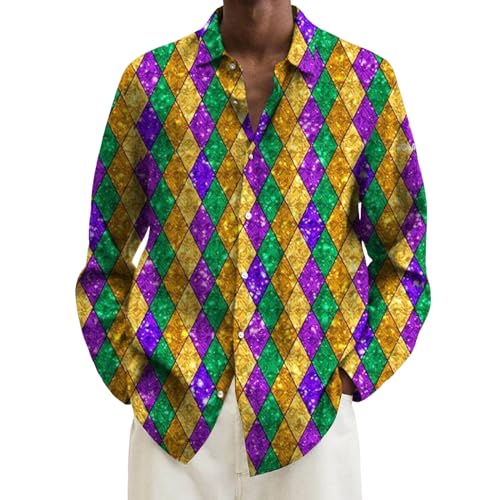 Karneval Kostüm Herren 80er Hemd, Hemd 70er Jahre Herren Langarm, 60er Hippie Kostüm Herren Disco Hawaiihemd, Modern Fit Party Hemd Mit Button-Down Karneval Hemd Herren Im Vintage Digitaldruck Stil Karneval Kostüm Herren 80er Hemd, Hemd 70er Jahre Herren Langarm, 60er Hippie Kostüm Herren Disco Hawaiihemd, Modern Fit Party Hemd Mit Button-Down Karneval Hemd Herren Im Vintage Digitaldruck Stil von Generic