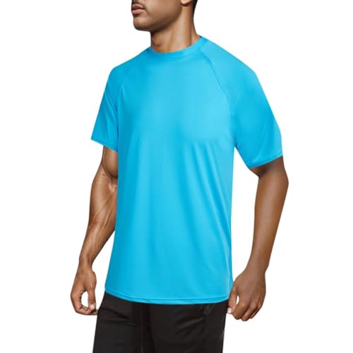 Herren-Laufshirt kühlend Eisseide schnelltrocknend kurzärmelig Sport-T-Shirts LSF 50+ Outdoor-Workout Funktionsshirt Sportshirt Schnelltrocknend Atmungsaktiv Trainingsshirt Rundhals Sport Oberteil Herren-Laufshirt kühlend Eisseide schnelltrocknend kurzärmelig Sport-T-Shirts LSF 50+ Outdoor-Workout Funktionsshirt Sportshirt Schnelltrocknend Atmungsaktiv Trainingsshirt Rundhals Sport Oberteil von Generic