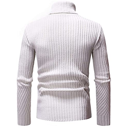 Herren Pullover Winter Rollkragenpullover Herren Strickpullover Solid Grosse Grössen Casual Outdoor Pullover Herren Herbst Winter Warm Soft Classic Einfach Feinstrick Fleecepullover Herren von Generic