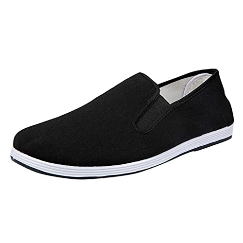 Herren Slip On Canvas Flache Boot Yachting Espadrilles Casual Trainer Schuhe Sommerschuhe Hausschuhe Faule Schuhe Sport Farbe Outdoor Sport Laufen ??umps von Generic