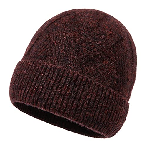 Herren-Thermo-Beanie-Mütze, 100% Strickmütze, Winter-Skimütze, Outdoor-Winter-warme Laufmütze für Damen Household faucets von Generic