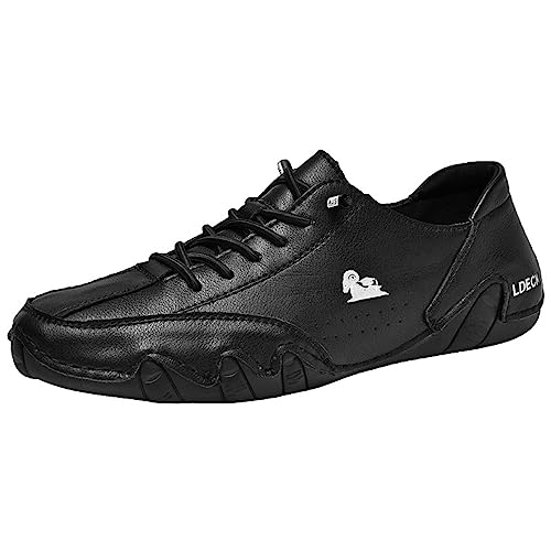 Herren-Turnschuhe, Herren-Sportschuhe aus Leder, stilvolle und langlebige Sport-Turnschuhe, Freizeitschuhe von Generic