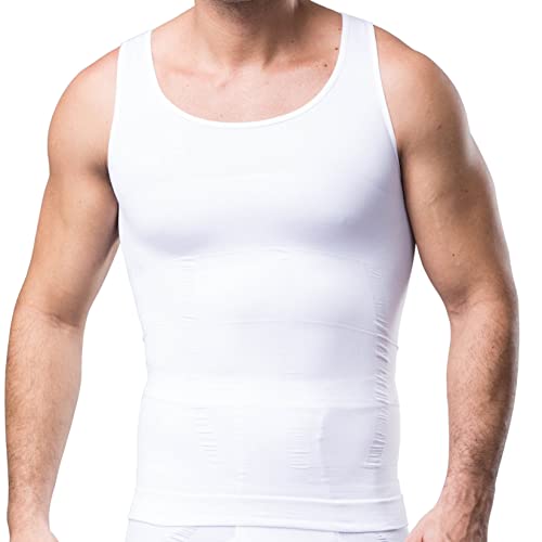 Herren-Workout-Kompressionsshirt – fitnessstudio, taillenschlankheits-körperformer, Stretch-taillentrimmer, Tops, unterwäsche für Partys von Generic