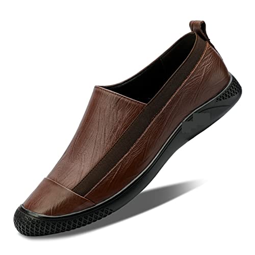 Herrenschuhe, Herren-Fahrschuhe, Luxus-Walking, leichtes Leder, Sommer-Echtleder-Loafer, atmungsaktiv und bequem für Herren von Generic