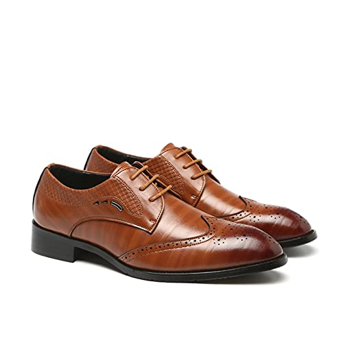 Herrenschuhe, Herren-kleiderschuhe, Vintage-Stil, britischer Stil, Herren-Business-Schuhe, Kunstleder, Herren-Hochzeitsschuhe von Generic