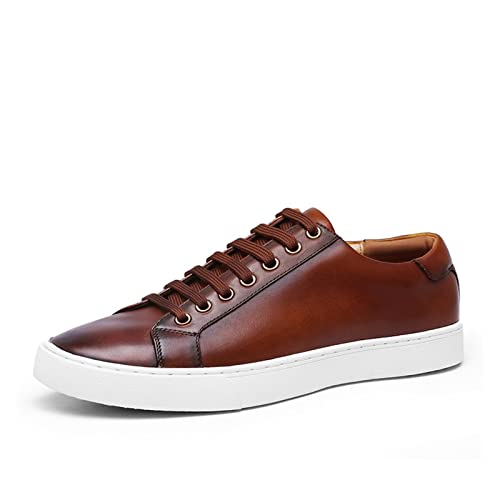 Herrenschuhe Casual Wanderschuhe Sneakers Herren Lederschuhe für Herren schnürschuhe Sommer atmungsaktiv Luxus original schwarz Designer von Generic