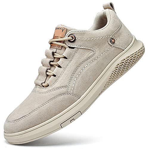 Herrenschuhe Freizeitschuhe Herren Business Lederschuhe büro Walking Outdoor Sneakers, bequem und atmungsaktiv von Generic