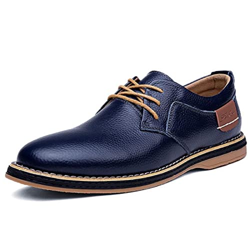 Herrenschuhe Herren Casual Lederschuhe Oxford Business Kleid Loafer Businessschuhe Trend Low top schnürschuhe Casual Herrenschuhe von Generic