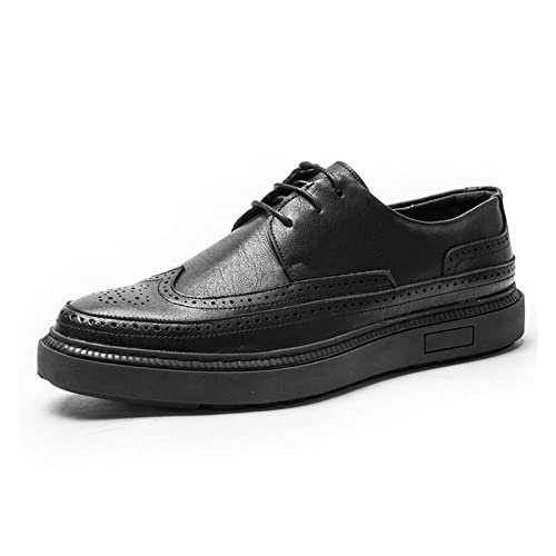 Herrenschuhe Herren Lederschuhe Herren Kleid Schuhe formelle Hochzeit Schuhe für Herren Retro Brogue Schuhe luxusmarke Herren Oxfords von Generic