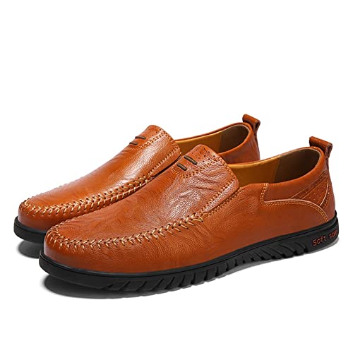 Herrenschuhe Herrenschuhe Freizeit Herren Casual Lederschuhe Slip-on weich bequem Herren von Generic