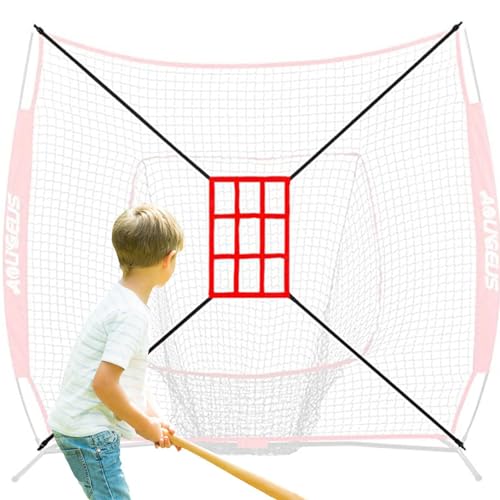 Hitting Pitching Batting Training Net - Baseball-Trainingsnetz | Schlagen, Werfen, Schlagen und Fangen üben, Trainingshilfen für Backstop Screen Equipment von Generic