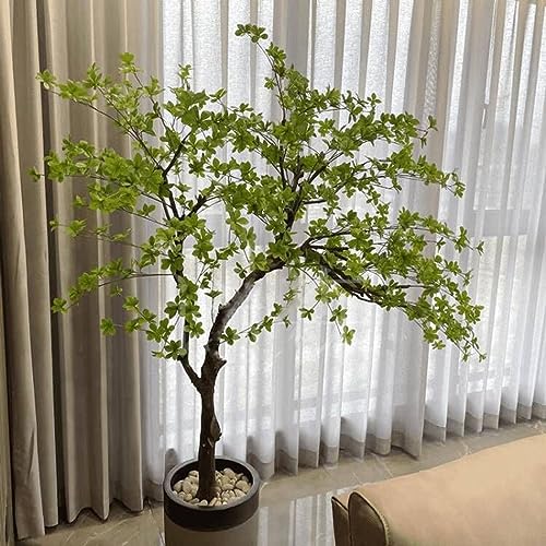 Home Decor Artificial Plants Bell Tree Green Floor Bonsai for Office House Farmhouse Living Room Home Decor (Indoor/Outdoor) H /9.8FT von Generic