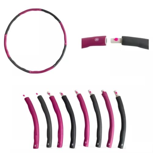 Hula Hoop Reifen,Hula-Hoops,8-6 Teile,95 cm,Fitness ErwachseneReifer Hula-Hoop Gymnastikreifen Deuser Fitnessreifen Fitness Sportgeräte Fitnesszubehör von generic