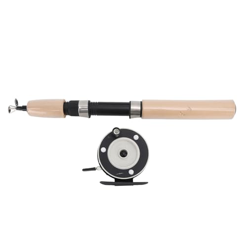 Ice Angel Rod Reel Combo, 75 cm Winter Angel Stange EIS Angelrute Reel Combo EIS Angelrute für Väter Söhne Ehemänner Freunde von Generic