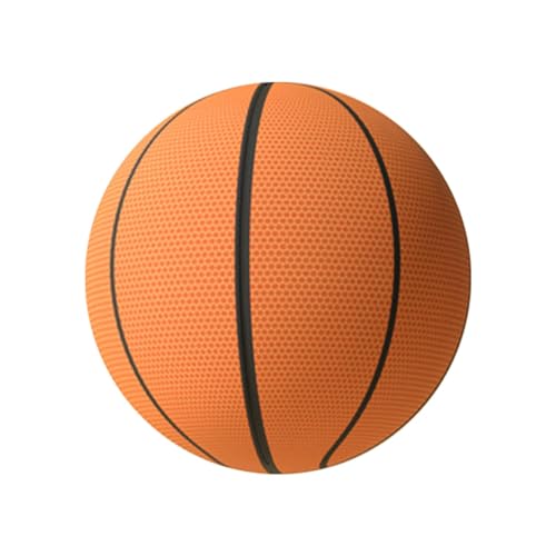 Indoor-Trainings-Basketball – leiser Sprungball mit Reißverschluss, teppichfreundlicher Basketball | Leiser Bounce-Trainingsbasketball mit Reißverschlüssen, leiser, dribbelnder, hüpfender Basketball f von Generic