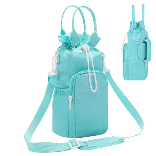 Isolierbeutel für Flaschen - Outdoor Isolierung Flaschentaschen, Isolierte Wasserflasche Halter Tasche mit Schlinge zum Wandern, Wandern, Klettern, blu, Refer to , Unisex von Generic