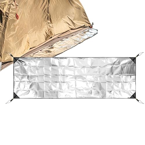 Isolierende Folienmatte für Camping, Aluminiumfolien-Schaumstoffunterlage, Isolierende Campingmatte aus Aluminiumfolienschaum, Doppelseitige wasserdichte Folienmatte, Schlafzeltunterlage, wärmeisolier von Generic