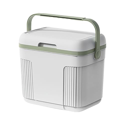 Isolierte Kühlbox, Kühlbox | Kleine 10 Liter tragbare Kühlschränke | Hard-Picknick-Box, Lunchbox mit Griff, Gefrierbehälter von Generic