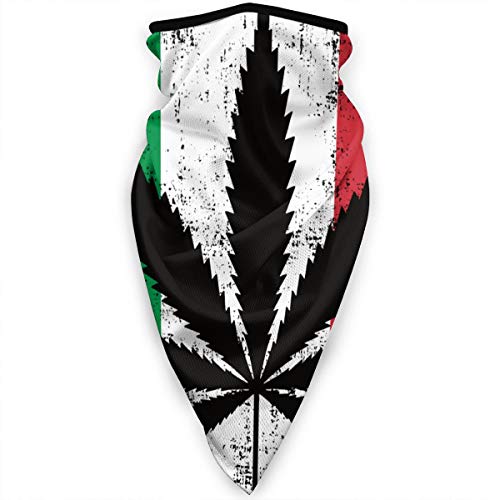 Italienische Flagge Gras Cannabis Damen Herren Stirnband Halstuch Hochelastisch Headwrap Bequem Halswärmer Für Lauf Yoga Outdoor von Generic