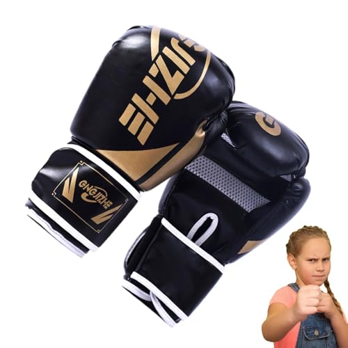 Kickboxhandschuhe für Kinder - MMA-Handschuhe mit Dicker Polsterung - Leichte Sparring-Handschuhe für das Boxtraining für Kinder, Kickboxen, Muay Thai, Fitnesstraining von Generic