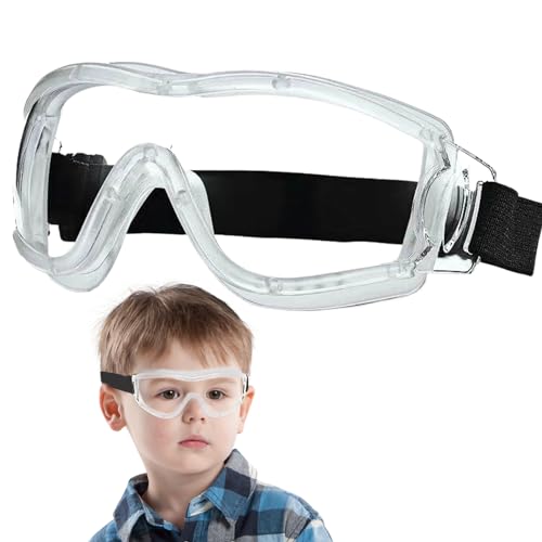 Generic Kids Safety Goggles Anti-Fog Safety Gläses klares Kleinkind-Schutzbrillen Schockdes wasserdichte Kindersicherheit Brillen tragbare Augenschutzbrillen von Generic