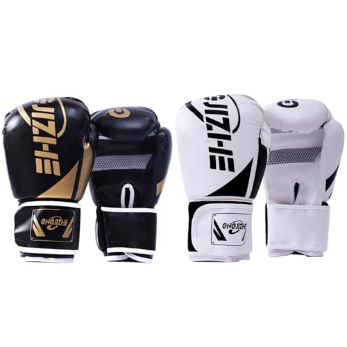 Kinder-Boxhandschuhe – Kämpfer-Boxhandschuhe aus PU-Leder, Handschuhe für Kampfsport-Boxtraining | Boxsack Taekwondo Karate Handschuhe Handschuhe für Grappling Kampfsporttraining, Training Boxhandschu von Generic