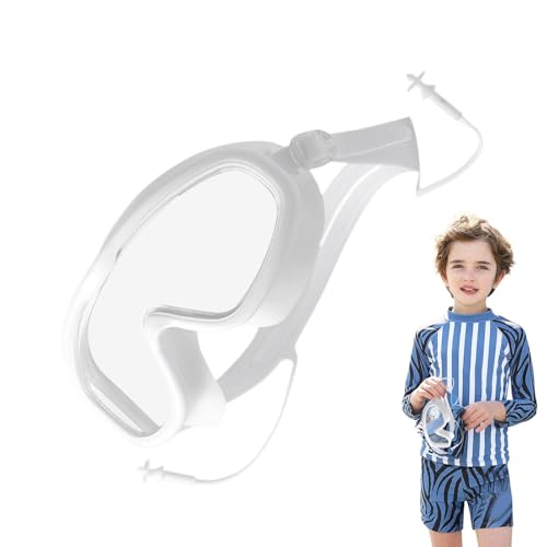 Kinder-Schwimmbrille – Kinder-Schwimmbrille, Schnorchel, Anti-Beschlag, 180 Grad, klare Sicht, Kinder-Schnorchelausrüstung, Schwimmbrille zum Tauchen, Schnorcheln, Schwimmen von Generic