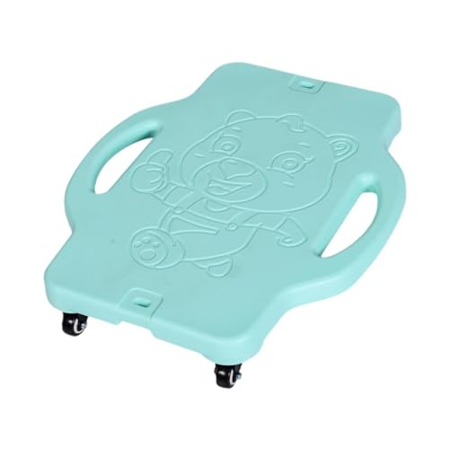 Kinder Scooter Board mit Rollen für Drinnen Und Draußen, Vielseitiges Sportgerät, Blau von Generic