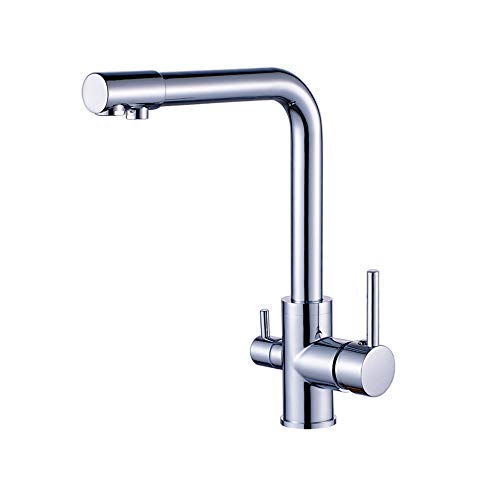 Kitchen Mixer taps Filterküchenarmaturen, Decks montiertem Mixer -Hahn 360 Rotat mit Wasser Purificatfeaturen, Mixer Tap Crane für Küchenspüle, f (b) gedeihen Kitchen Mixer taps von Generic