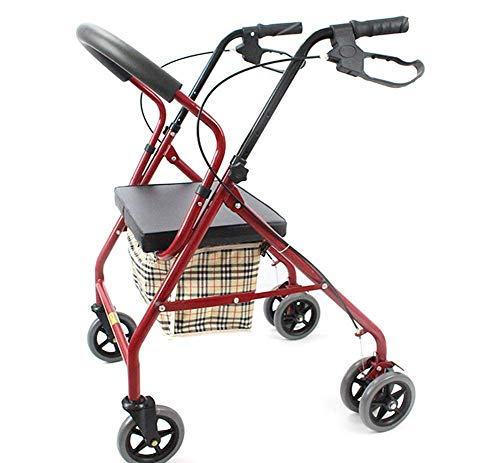 klappbarer rollator rollator Walkers rollator Walker mit Sitz und rädern, Rolling Walker, einkaufswagen, Trolley, Folding Walker und transportstuhl für alte männer, mobilitätshilfen von Generic