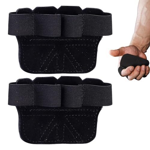 Klimmzug-Handschuhe, Vier-Finger-Workout-Handschuhe, Fitnessstudio, Handgriff-Pads, Erwachsene, atmungsaktive Fitness-Handschuhe, elastische Übungs-Griffpolster für Damen und Herren von Generic