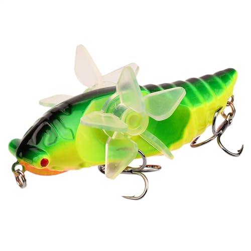 Köder Zum Barschangeln – Swimbaits Zum Barschangeln, Perfekt Für Angelbegeisterte | 7,5 cm Realistischer Kunstköder Für Zander, Forelle Und Barsch, Süßwasserköder von Generic