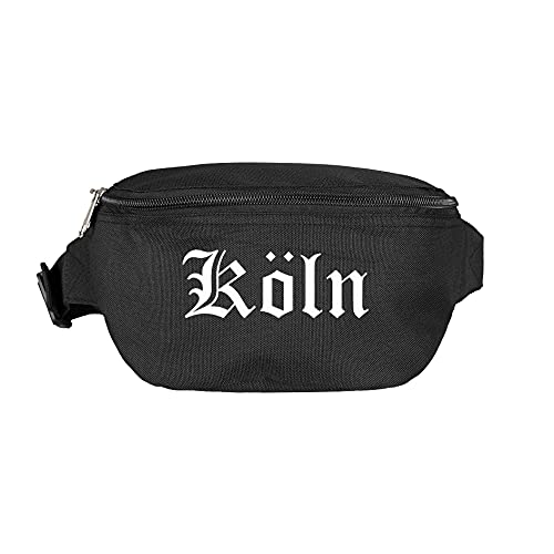 Köln Bauchtasche - Altdeutsch Bedruckt - Gürteltasche Hipbag Schwarz von Generic