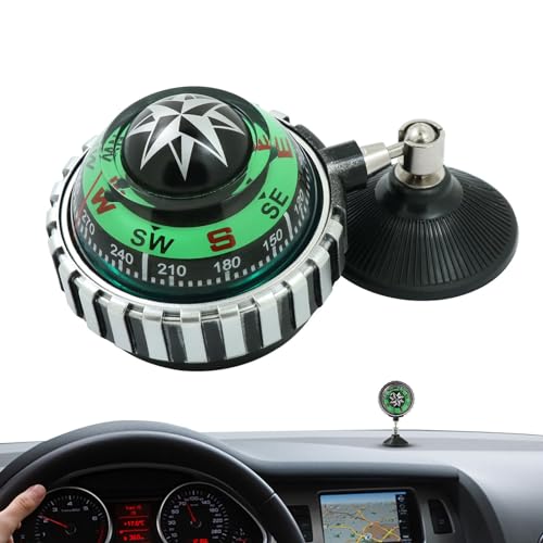 Kompass für Auto, Armaturenbrett-Kompass | Automatischer Kompass mit klarer Skala | Armaturenbrett-Ornamente, multifunktionale Kfz-Kompasse, Autozubehör für Auto, Boot, Radfahren, Wandern Kompass für Auto, Armaturenbrett-Kompass | Automatischer Kompass mit klarer Skala | Armaturenbrett-Ornamente, multifunktionale Kfz-Kompasse, Autozubehör für Auto, Boot, Radfahren, Wandern von Generic