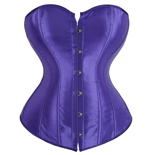 Korsett Damen Plus Size, Corsage Damen Bauchweg zum Zchnüren-Karneval Kostüm Damen Renaissance Taillenformer Retro Push Up Bustier Unterbrust Elegant Enges Mode Cincher Shapewear für Faschings von Generic