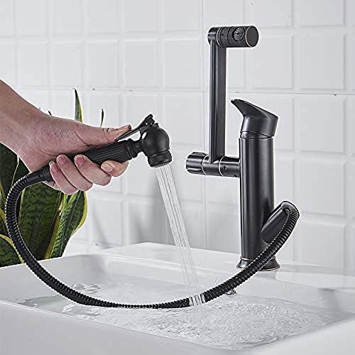 Küchenarmaturen, Badezimmer-Wasserhahn, Kupfer-Badezimmerbecken, heißer und kalter Wasserhahn, umdrehbares Aufsatzbecken, Einloch-Waschbecken, Waschbecken, Zuhause von Generic