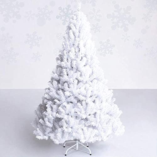 Künstlicher Weihnachtsbaum aus PVC mit Schneebesatz, Weihnachtskiefer, Tannenbaum, Weihnachtsbaum mit Metallbeinen für Weihnachtsdekorationen im Innen- und Außenbereich, Weiß, 120 cm, 180 cm von Generic