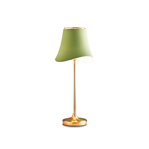 Lampe Modedesign Metall Tischlampe gebürstet Finish Lampe Körper gemalt Eisen Lampenschirm E27 Lampe Hause Wohnzimmer Schlafzimmer Beleuchtung (grün) Lampe von Generic