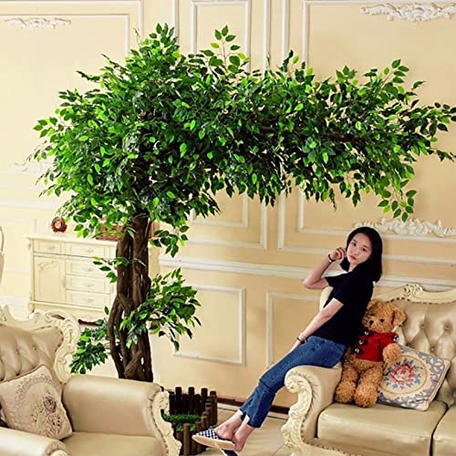 Large Simulation Plants Artificial Green Banyan Trees Interior Decoration Tree Artificial Bonsai Tree Home Office Party Wedding Decor 1.2x0.8m/3.9x2.6ft von Generic