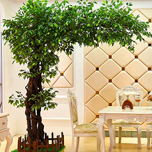 Large Simulation Plants Artificial Green Banyan Trees Interior Decoration Tree Hotel Interior Living Room Wedding Hotel Shopping Mall Decoration 1.2x0.8m/3.9x2.6ft von Generic