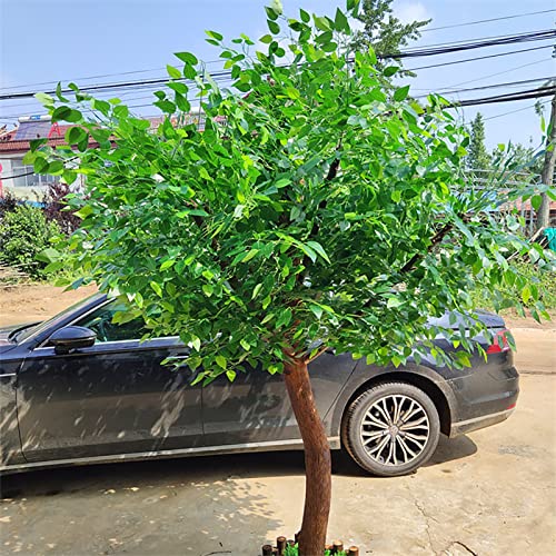Large Simulation Plants Artificial Green Banyan Trees Interior Decoration Tree Hotel Shopping Mall Floor Living Room Green Plant Landscaping 3x3m/9.8x9.8ft von Generic