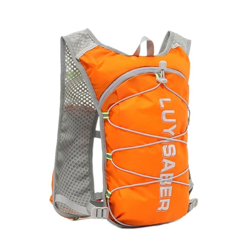 Laufwasserweste, Laufweste mit Wasserblase - 1,5 l Trinkblase Trailrunning-Weste - Ultraleichter Laufrucksack mit verstellbarem Schultergurt, Wasserrucksack für alpines Skifahren, Radfahren von Generic