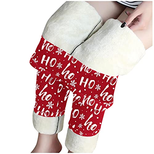 Leggings Gefüttert Damen Winter Weihnachten Thermo Leggings High Waist Fleece Thermo Dicke Hose Warme Sportleggins Lang Strumpfhosen Yogahose Laufhose Bauchkontrolle Thermohosen Leggings für Frauen Leggings Gefüttert Damen Winter Weihnachten Thermo Leggings High Waist Fleece Thermo Dicke Hose Warme Sportleggins Lang Strumpfhosen Yogahose Laufhose Bauchkontrolle Thermohosen Leggings für Frauen von Generic