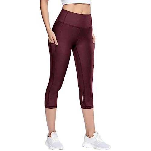 Leggings mit Rock Hosenrock Damen Tennisrock Sportrock Laufrock Golfrock Wanderrock mit 3/4 Capri Hose Damen Yogahose mit Rock mit Taschen Leggings mit Rock Hosenrock Damen Tennisrock Sportrock Laufrock Golfrock Wanderrock mit 3/4 Capri Hose Damen Yogahose mit Rock mit Taschen von Generic