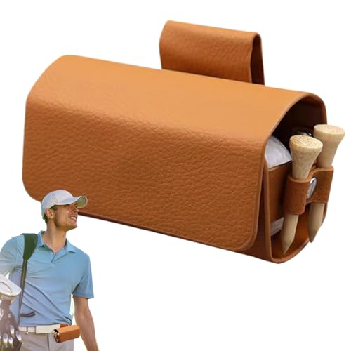 Leichte Golfballtasche mit Schlüsselanhänger – Golfballtasche, Golfball-Aufbewahrungstasche, langlebige Golftasche, leicht zugängliches Design | Anhänger von Generic