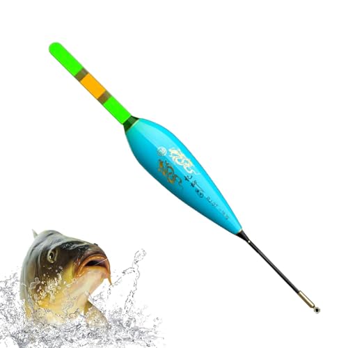 Leuchtende Angelposen,Leuchtende Angelposen,Nano Fishing Bobbers Posen | Beleuchtete Angelbobber, Angelposen zum Nachtangeln, Bobberposen zum Salzwasser- und Süßwasserangeln von Generic