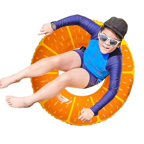 Lime Pool Float - Wassermelone Kiwi Orange Lime Aufblasbare Röhren Floaties Spielzeug Schwimmringe | Tragbarer Pool Ring Float für Mottoparty Große Schwimmbad Floaties von Generic