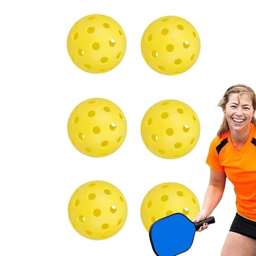 Lochball-Set für den Innen- und Außenbereich, Lochball-Set - 6 Stück Indoor- und Outdoor-Sportlochbälle - Trainingsgerät mit 40-Ball-Loch für Spielplätze, Tennisplätze, Parks und Gärten von Generic