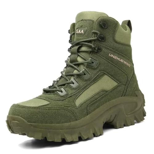 Männer Outdoor Armee Stiefel Taktische Stiefel Militär Wüste wasserdichte Kampf Stiefel Arbeit Sicherheits Schuhe Wanderschuhe Green 41 Männer Outdoor Armee Stiefel Taktische Stiefel Militär Wüste wasserdichte Kampf Stiefel Arbeit Sicherheits Schuhe Wanderschuhe Green 41 von Generic