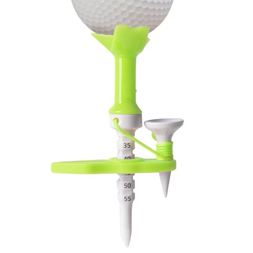Magnetisches Golf-Tee,Golf-Magnet-Tees - Höhenverstellbare stabile Golf-Tees,85 mm langes Golf-Tee, reduziert Reibung und seitliche Golf-Tees für Golf-Schlagmatten und Outdoor-Training von Generic